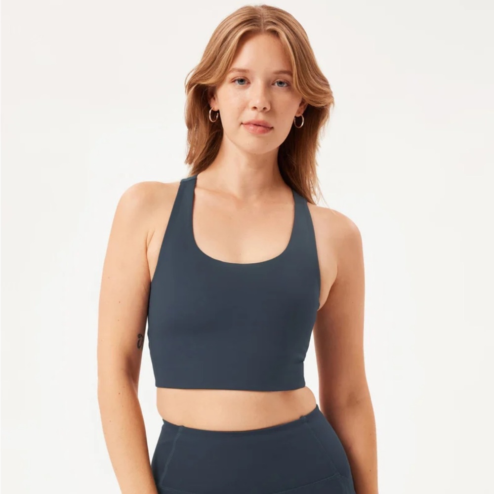 Girlfriend Collective Paloma bra size L gold